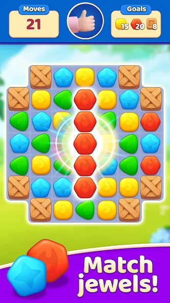 EverMatch 3 Game (ЭверМатч 3 Игра)  [МОД Много монет] Screenshot 2