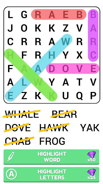 Word Search Puzzle Game  [МОД Mega Pack] Screenshot 5