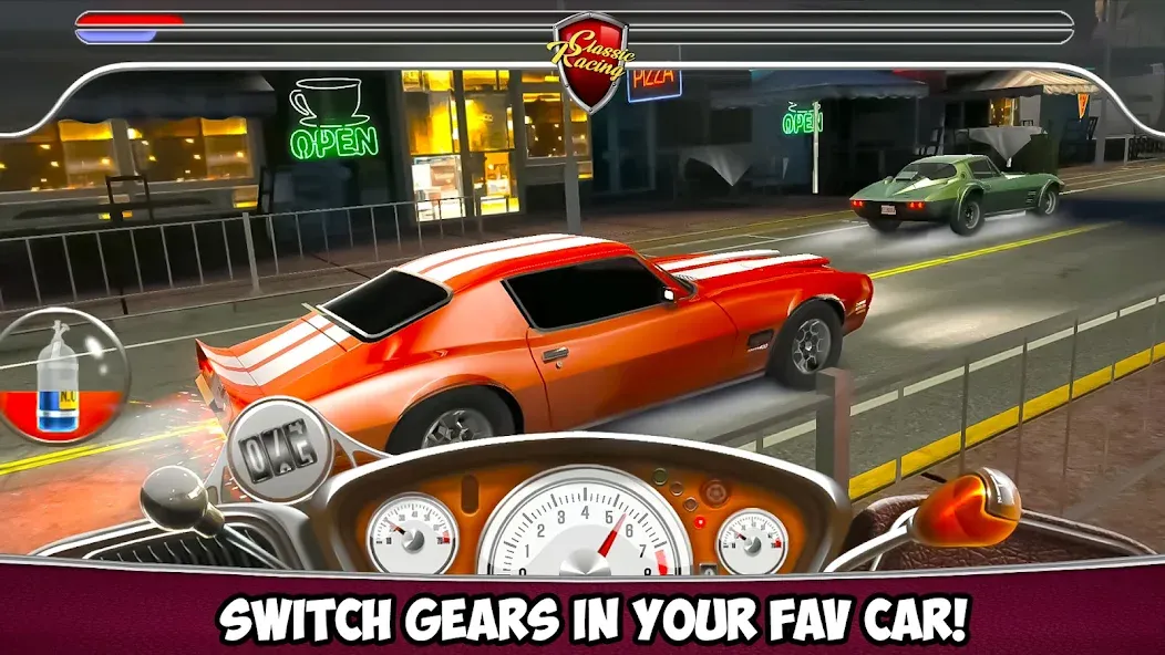 Classic Drag Racing Car Game (Классическая игра на гонках драгрейсинга)  [МОД Unlocked] Screenshot 3