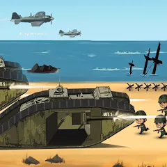 Взломанная Army War: Military Troop Games  [МОД Все открыто] - стабильная версия apk на Андроид