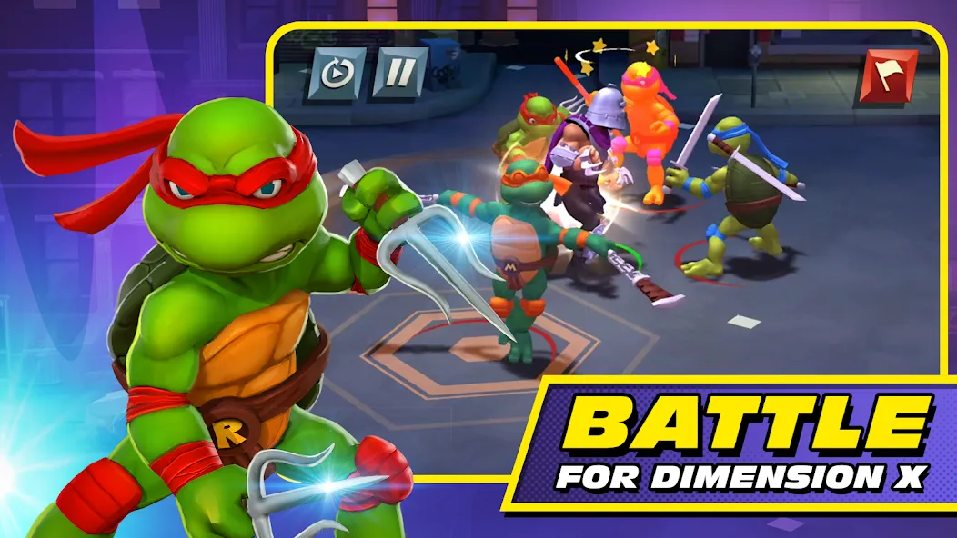 TMNT: Mutant Madness (ТМНТ)  [МОД Unlimited Money] Screenshot 1