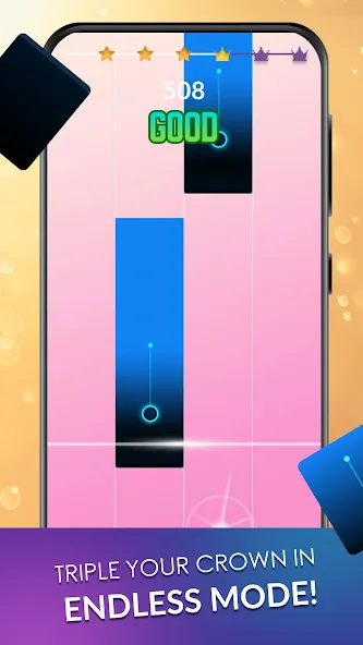 Piano Dream: Tap Piano Tiles 3 (Пиано Дрим)  [МОД Бесконечные деньги] Screenshot 2