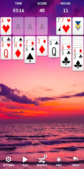 Solitaire Classic Era Games  [МОД Много денег] Screenshot 5