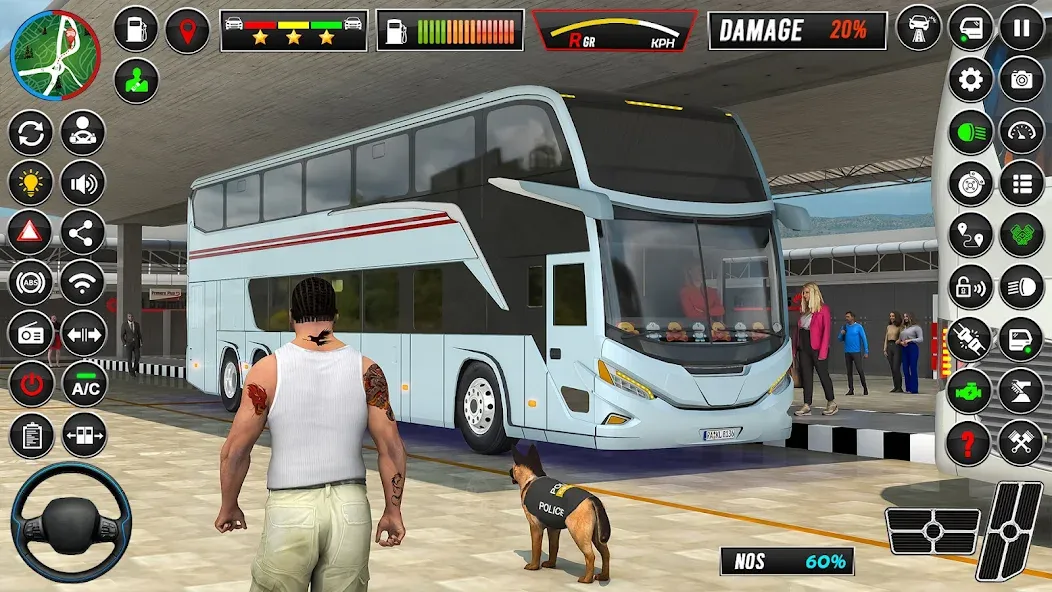 City Coach Bus Driver Games 3D  [МОД Меню] Screenshot 3