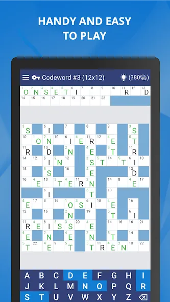 Keywords — Codeword Puzzle  [МОД Mega Pack] Screenshot 1