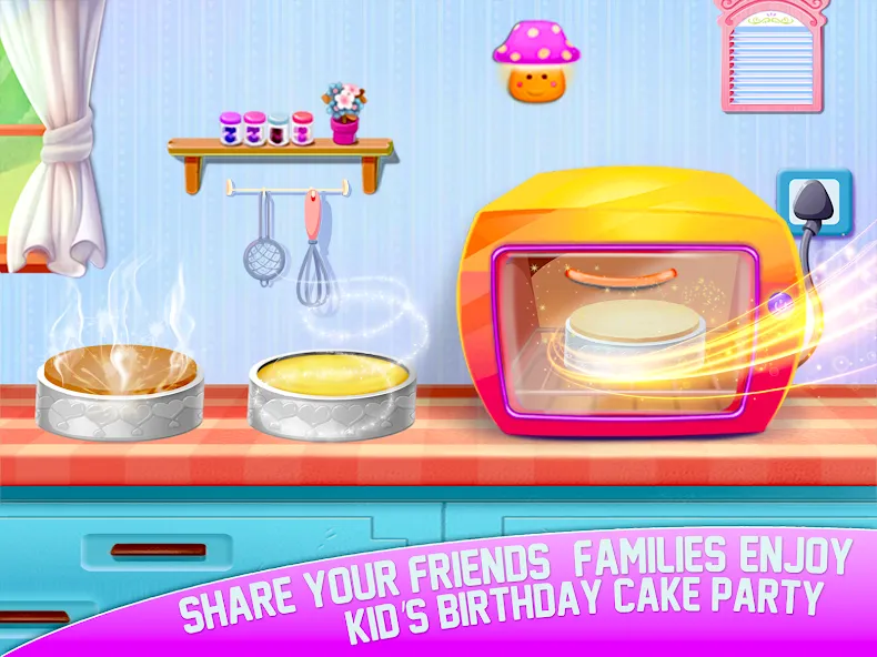 Cake Maker Sweet Bakery Games  [МОД Много денег] Screenshot 4