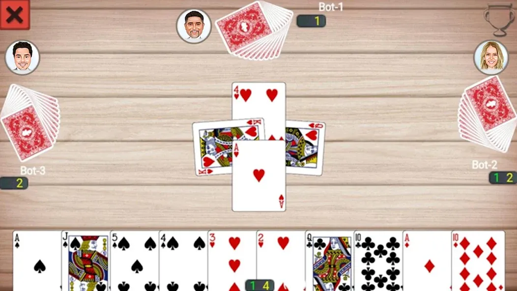 Callbreak Prince: Card Game (Каллбрейк Принц)  [МОД Бесконечные монеты] Screenshot 2