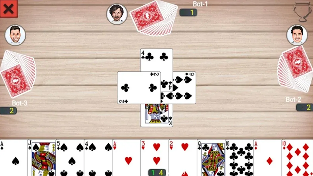 Callbreak Prince: Card Game (Каллбрейк Принц)  [МОД Бесконечные монеты] Screenshot 3