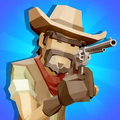 Скачать взломанную Western Cowboy: Shooting Game (Вестерн Каубой)  [МОД Menu] - стабильная версия apk на Андроид