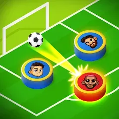 Скачать взломанную Super Soccer 3v3 (Online) (упер футбол 3 на 3)  [МОД Меню] - стабильная версия apk на Андроид