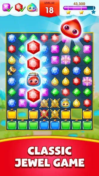 Jewels Legend - Match 3 Puzzle (Джуэл Легенд)  [МОД Menu] Screenshot 1