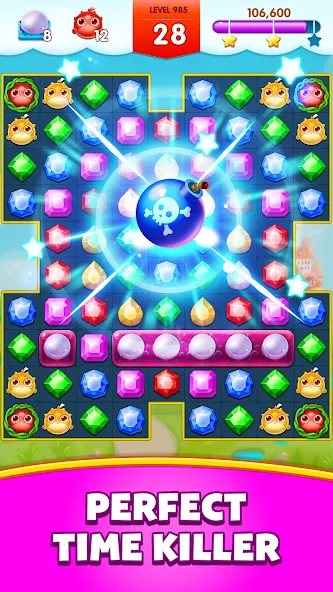 Jewels Legend - Match 3 Puzzle (Джуэл Легенд)  [МОД Menu] Screenshot 4