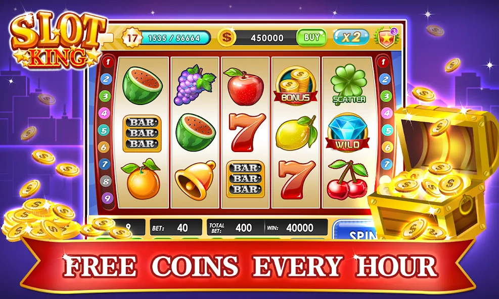 Slots Machines - Vegas Casino  [МОД Unlimited Money] Screenshot 1