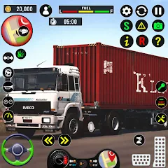 Взлом City Truck Simulator 2023  [МОД Бесконечные монеты] - полная версия apk на Андроид