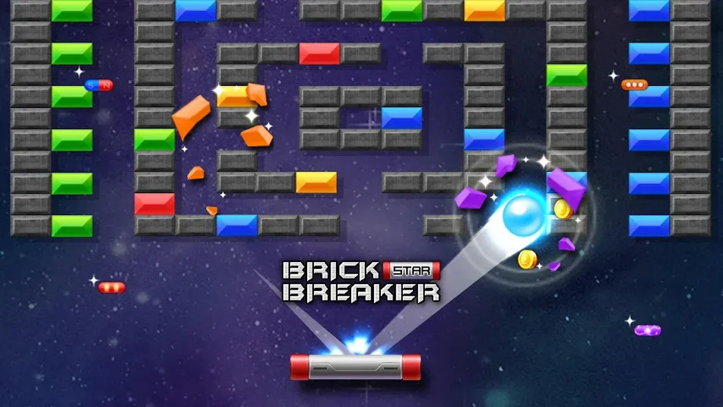 Brick Breaker Star: Space King  [МОД Unlimited Money] Screenshot 3