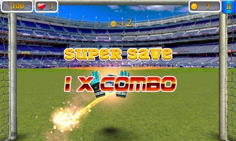 Super Goalkeeper - Soccer Game (упер Вратарь)  [МОД Все открыто] Screenshot 1