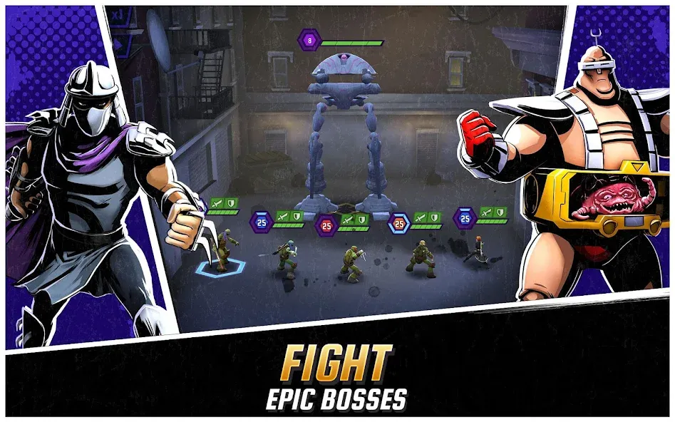 Ninja Turtles: Legends  [МОД Бесконечные монеты] Screenshot 2