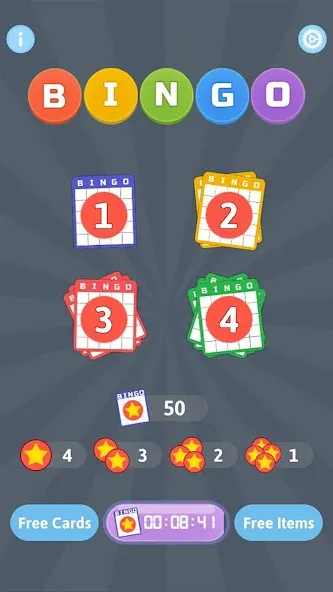 Bingo Mania - Light Bingo Game (Бинго Мания)  [МОД Много монет] Screenshot 2