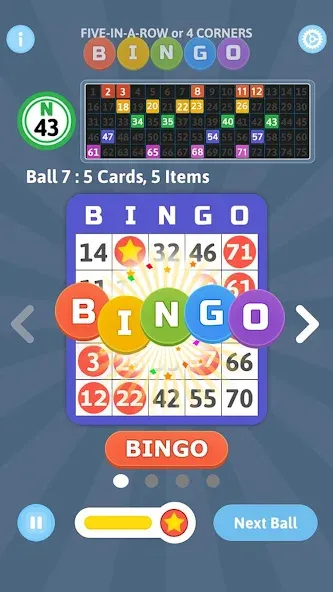 Bingo Mania - Light Bingo Game (Бинго Мания)  [МОД Много монет] Screenshot 3