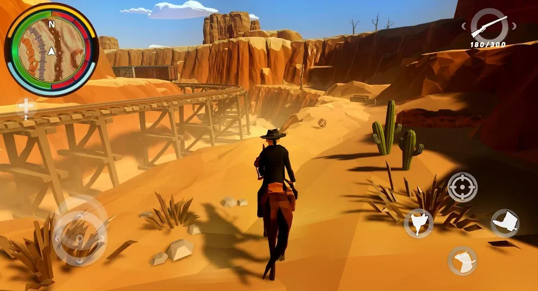 West Cowboy Western Polygon  [МОД Меню] Screenshot 1