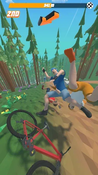 Bike Hill 3D (Байк Хилл 3Д)  [МОД Бесконечные монеты] Screenshot 3