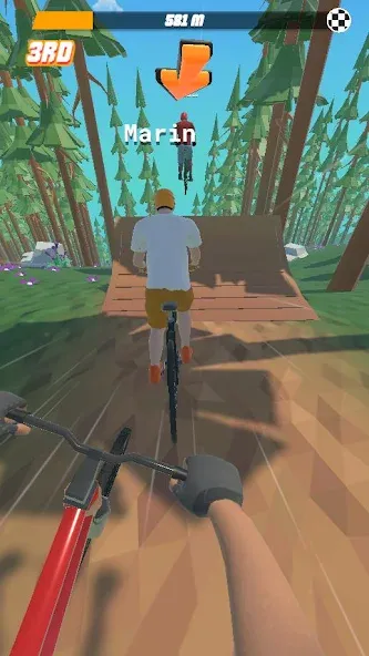 Bike Hill 3D (Байк Хилл 3Д)  [МОД Бесконечные монеты] Screenshot 5