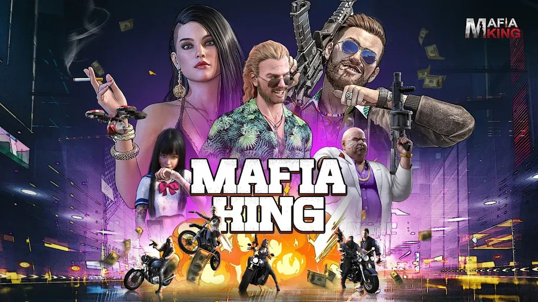 Mafia King (Мафиозный Король)  [МОД Unlimited Money] Screenshot 1