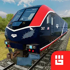 Скачать взломанную Train Simulator PRO USA (Трейн Симулятор ПРО США)  [МОД Бесконечные монеты] - последняя версия apk на Андроид