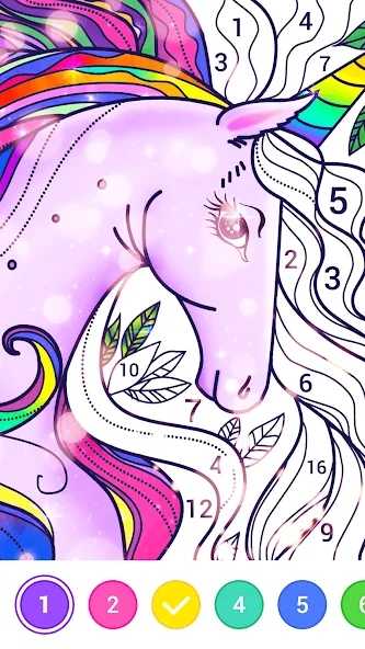 Magic Paint: Color by number (Магик Пейнт)  [МОД Много монет] Screenshot 5