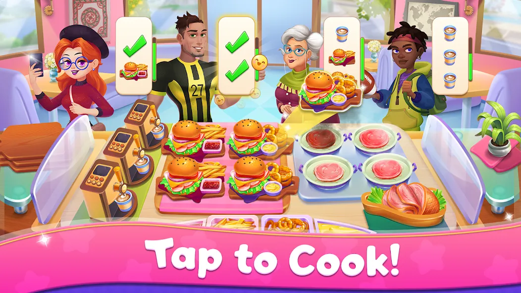 Mom's Kitchen : Cooking Games  [МОД Много денег] Screenshot 3