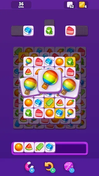 Tile Match - Matching Game (Тайл Матч)  [МОД Меню] Screenshot 3