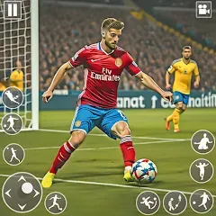 Взломанная World football 2024 offline  [МОД Много монет] - стабильная версия apk на Андроид