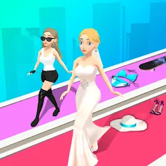 Скачать взлом Fashion Battle - Catwalk Queen  [МОД Много денег] - стабильная версия apk на Андроид