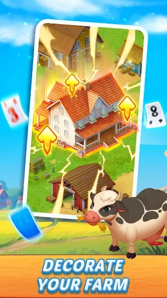 Solitaire Farm Adventure (Солитер)  [МОД Unlimited Money] Screenshot 4