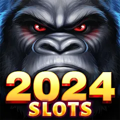 Взломанная Ape Slots: Vegas Casino Deluxe  [МОД Все открыто] - полная версия apk на Андроид