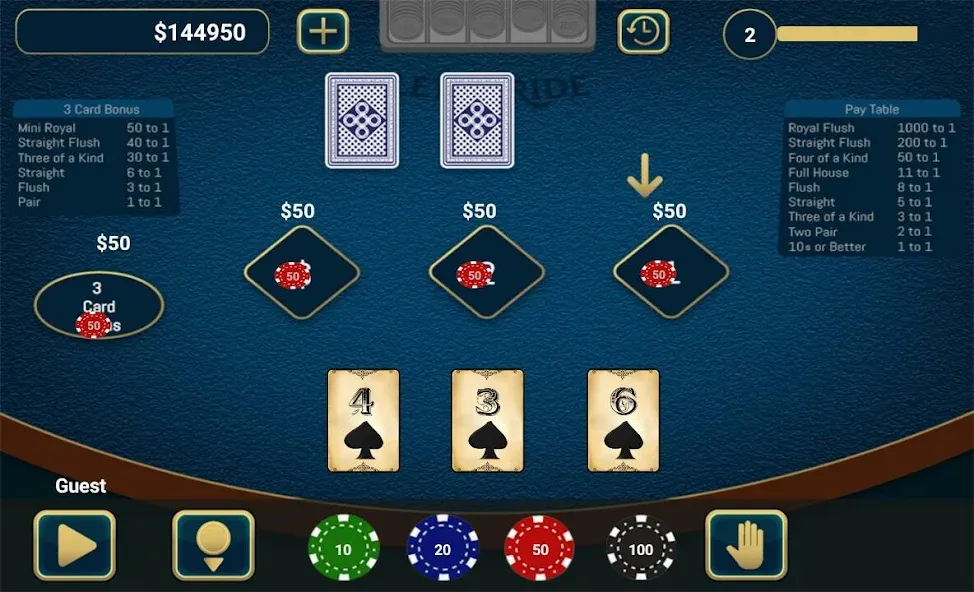 Let It Ride Poker  [МОД Mega Pack] Screenshot 1