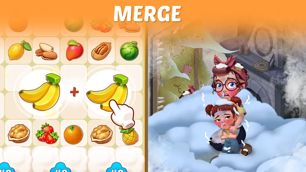 Merge Cooking:Theme Restaurant  [МОД Unlimited Money] Screenshot 2