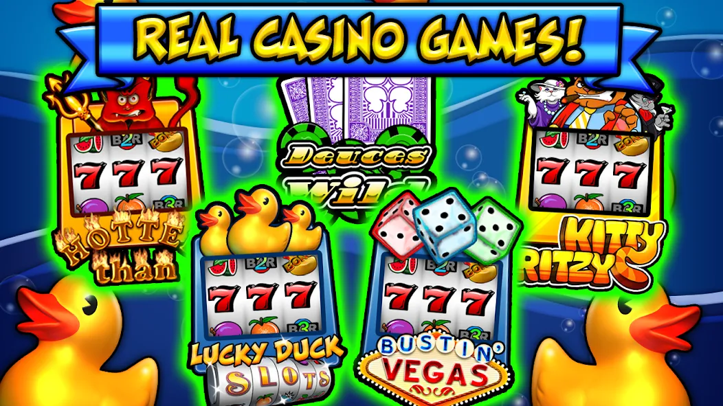 Lucky Duck Slots (Лаки Дак Слотс)  [МОД Много денег] Screenshot 1