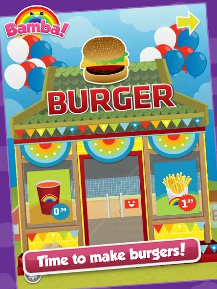 Bamba Burger (Бамба Бургер)  [МОД Бесконечные монеты] Screenshot 1