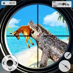 Скачать взломанную Crocodile Hunting Animal Games (Крокодил Охота Игры с животными)  [МОД Много денег] - полная версия apk на Андроид