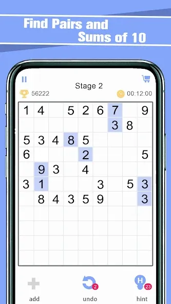 Match Ten - Relax Number Game (Матч Тен)  [МОД Все открыто] Screenshot 1