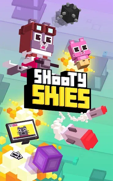 Shooty Skies (Шутый Скаиес)  [МОД Menu] Screenshot 1