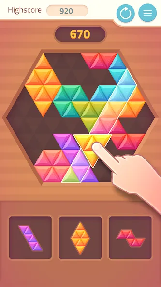 Triangles & Blocks (Полиблок)  [МОД Меню] Screenshot 2