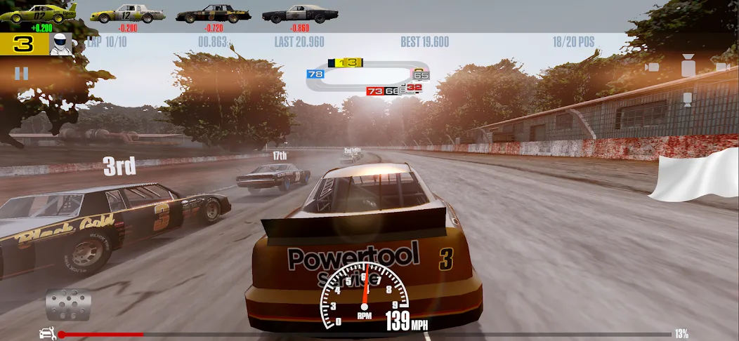 Stock Car Racing (ток Кар Гонки)  [МОД Много монет] Screenshot 1