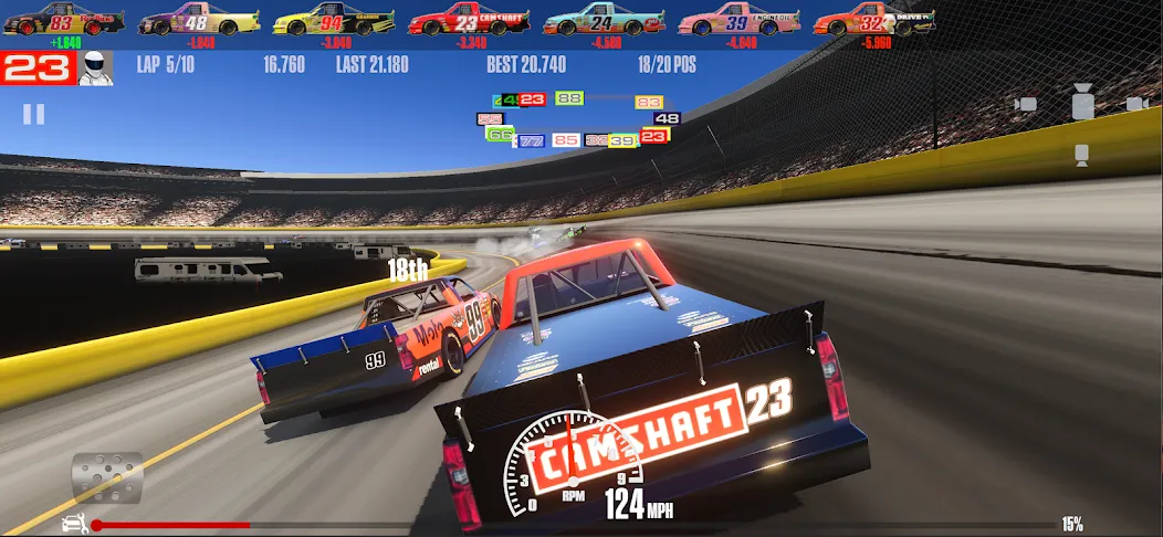 Stock Car Racing (ток Кар Гонки)  [МОД Много монет] Screenshot 3