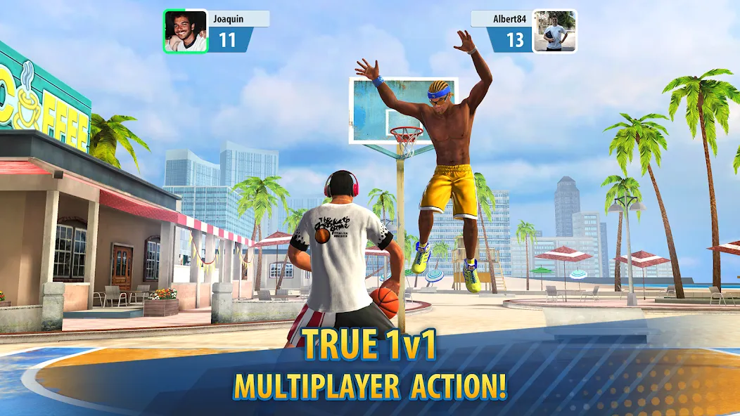 Basketball Stars: Multiplayer (Баскетбол Старс)  [МОД Unlimited Money] Screenshot 2