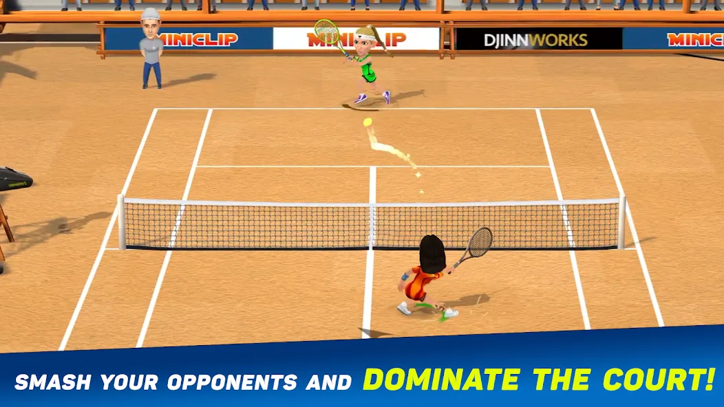 Mini Tennis: Perfect Smash (Мини Теннис)  [МОД Unlimited Money] Screenshot 2