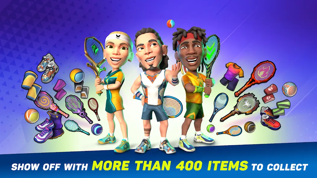 Mini Tennis: Perfect Smash (Мини Теннис)  [МОД Unlimited Money] Screenshot 5