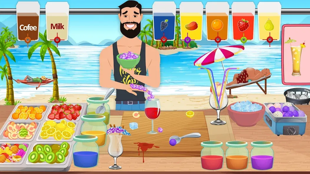 Boba cocktail:DIY recipe games  [МОД Mega Pack] Screenshot 5