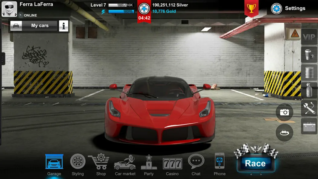 Tuner Life Online Drag Racing (Тюнер Лайф)  [МОД Mega Pack] Screenshot 3